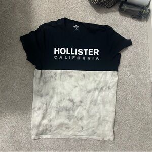 Hollister Kids Black and White Tie-Dye Tee